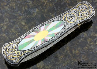 John W. Smith Custom Knife Sole Authorship Sunburst Linerlock - Image 6