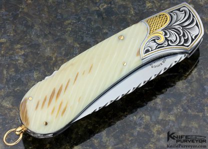 Joe Kious Custom Knife Engraved by Julie Warenski - Image 6