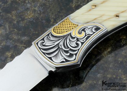 Joe Kious Custom Knife Engraved by Julie Warenski - Image 2