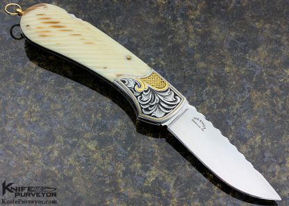 Joe Kious Custom Knife Engraved by Julie Warenski - Image 3