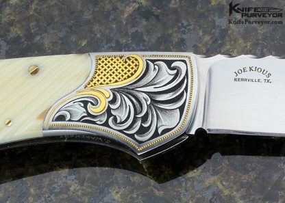 Joe Kious Custom Knife Engraved by Julie Warenski - Image 4