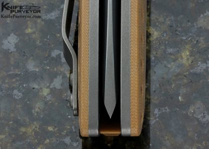 Peter Carey Custom Knife Cayman XL Linerlock Flipper - Image 7