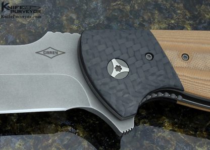 Peter Carey Custom Knife Cayman XL Linerlock Flipper - Image 2