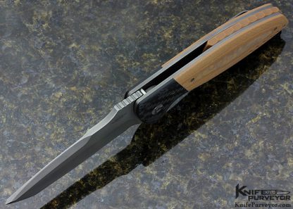 Peter Carey Custom Knife Cayman XL Linerlock Flipper - Image 4