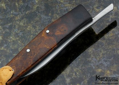 Hiroaki Ohta Custom Knife Ironwood Friction Folder - Image 7