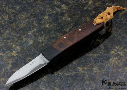 Hiroaki Ohta Custom Knife Ironwood Friction Folder