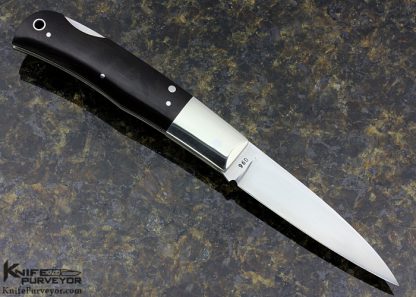 Jess Horn Custom Knife Micarta Lockback - Image 3