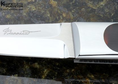 Charles Bennica Custom Knife 2006  "Occitanie" Model 110 mm. Exotic Material - Image 2