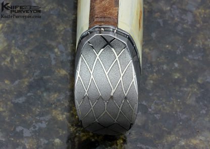 Michael Andersson Custom Knife Sole Authorship Damascus Fixed Blade - Image 7