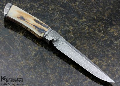 Michael Andersson Custom Knife Sole Authorship Damascus Fixed Blade