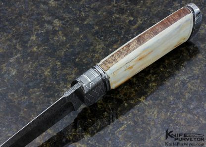 Michael Andersson Custom Knife Sole Authorship Damascus Fixed Blade - Image 5