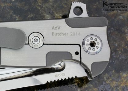 Andre De Villiers Custom Knife 2014 Adv Butcher Flipper Frame Lock - Image 3