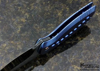 Neil Blackwood Custom Knife Titanium Friction Folder - Image 6