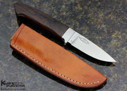 Dietmar Kressler Custom Knife Hidden Tang Walnut Drop Point Hunter #1 - Image 3