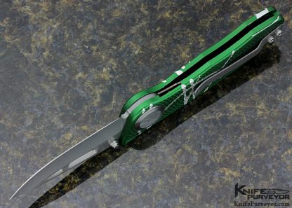 Robbie Dalton Custom Knife "Jackel" Tab Release Auto Linerlock - Image 6