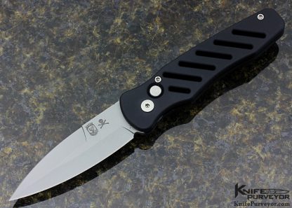 Robbie Dalton Custom Knife "Bones" Button Lock Auto