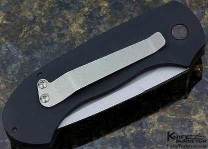 Woodard Custom Knife "Pocket Pro" G10 Button Lock Auto - Image 5