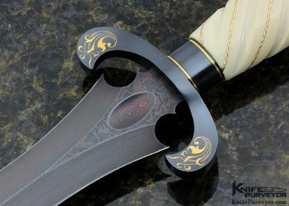 Willie Rigney Custom Knife Presentation Dagger Engraved by Julie Warenski - Image 2