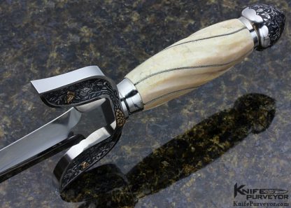 Dwight Towell Custom Knife Engraved Dagger - Image 7