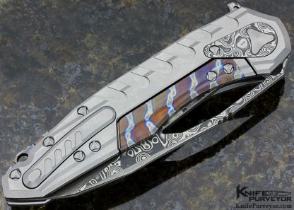 Marfione Custom Knives Deryk Munroe "Sigil" with Hattori Cowry-X Damascus - Image 5