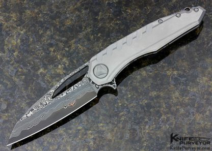 Marfione Custom Knives Deryk Munroe "Sigil" with Hattori Cowry-X Damascus