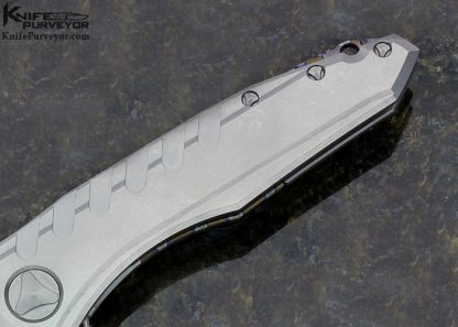 Marfione Custom Knives Deryk Munroe "Sigil" with Hattori Cowry-X Damascus - Image 4