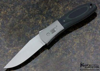 Kit Carson Custom Knife G-10 Automatic Linerlock