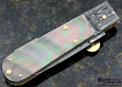 Jim Schmidt & Dellana Collaboration Custom Knife "Dark Mist" Lockback Dagger - Image 4