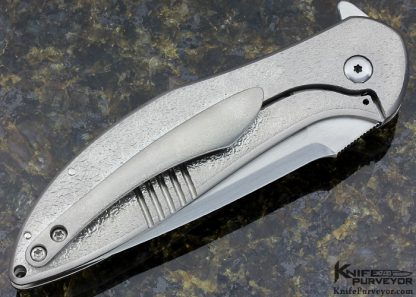 Lee Williams Custom Knife "Iceman Refreeze" Flipper with Kick Stop - Image 3