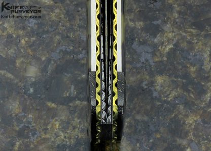 Larry Newton Custom Knife Exotic Material Sole Authorship Automatic Dagger - Image 8