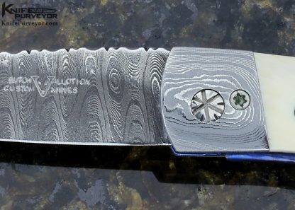 Butch Vallotton Custom Knife Mini Auto Linerlock - Image 2