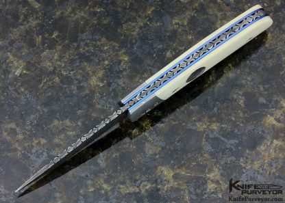 Butch Vallotton Custom Knife Mini Auto Linerlock - Image 5