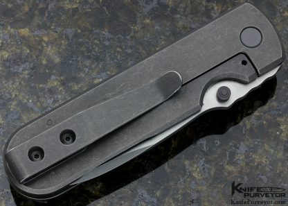 Brian Felhoelter Custom Knife Canvas Micarta & Titanium FRH Frame Lock - Image 4