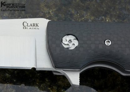 David Clark Custom Knife Carbon Fiber "Grunt" Flipper - Image 2