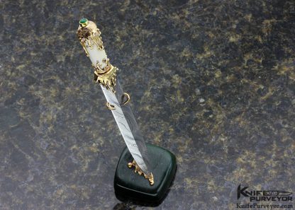 Dellana Custom Knife 2007 AKI Mini Dagger With Stand - Image 12