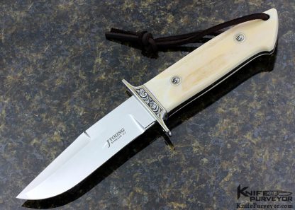 John Young Custom Knife Chute Engraved by Julie Warenski