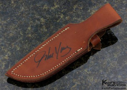 John Young Custom Knife Chute Engraved by Julie Warenski - Image 6