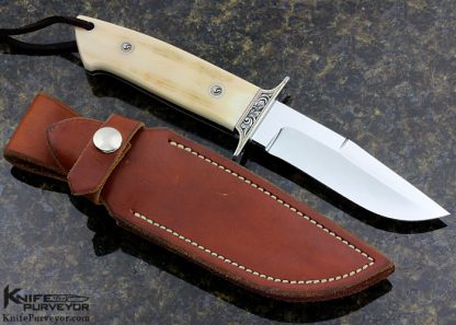 John Young Custom Knife Chute Engraved by Julie Warenski - Image 3