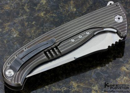 Matt Diskin Custom Knife Milled Flipper Frame Lock - Image 3