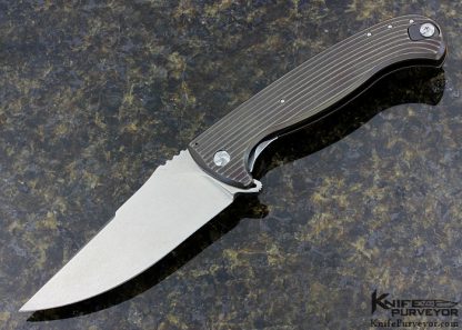 Matt Diskin Custom Knife Milled Flipper Frame Lock