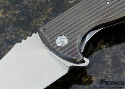 Matt Diskin Custom Knife Milled Flipper Frame Lock - Image 2