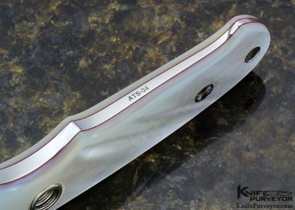 SR Johnson Custom Knife Pearl NY Special Engraved by Tim Halloran - Image 6