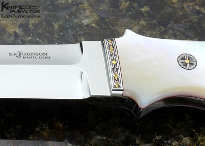 SR Johnson Custom Knife Pearl NY Special Engraved by Tim Halloran - Image 2