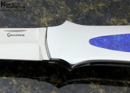 Rick Genovese Custom Knife Interframe Lapis Lockback Dagger - Image 2