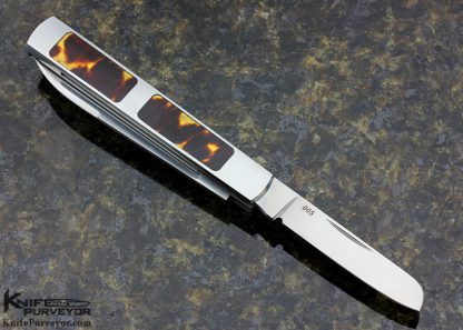 Warren Osborne Custom Knife #005 2 Blade Exotic Material Slipjoint - Image 3