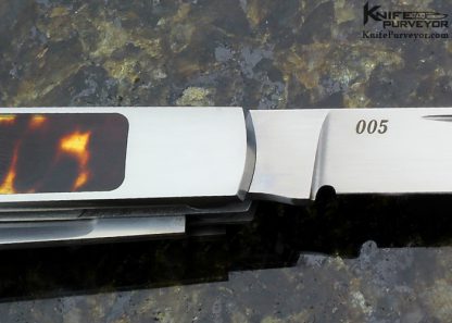 Warren Osborne Custom Knife #005 2 Blade Exotic Material Slipjoint - Image 4