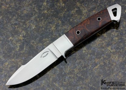 Dietmar Kressler Custom Knife "Falcon" Ironwood Fixed Blade