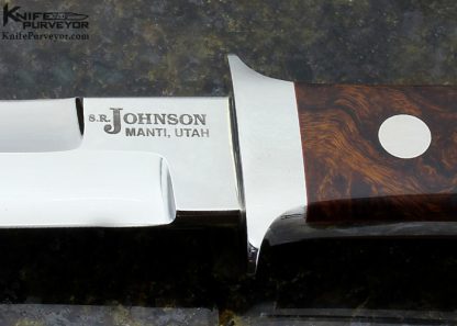 SR Johnson Custom Knife Desert Ironwood Dagger - Image 2