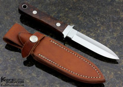 SR Johnson Custom Knife Desert Ironwood Dagger - Image 3