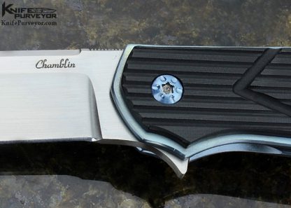 Joel Chamblin Custom Knife Milled G10 "Version" LinerLock Flipper - Image 2